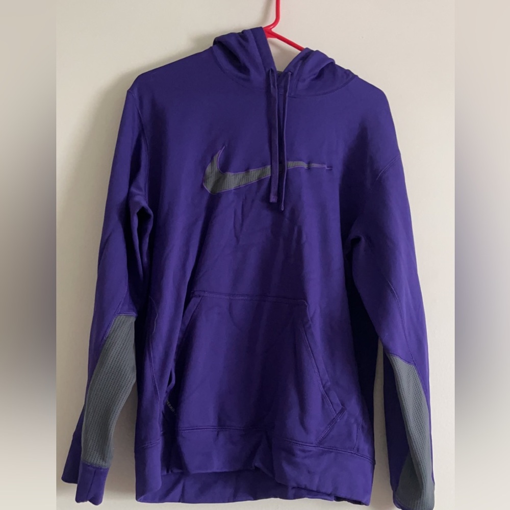 Men’s Purple Nike Hoodie, Size Large